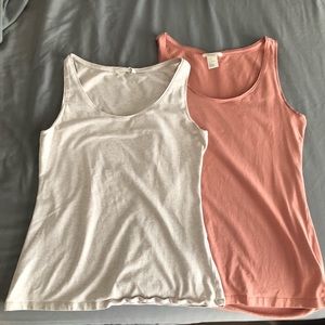 Bundle of 2 H&M Basics Tanks